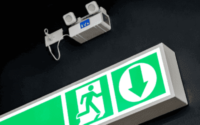 Warning signs and security lighting
